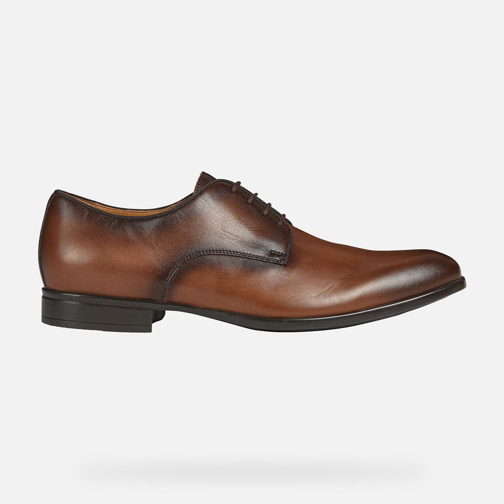 Chaussures Formelles Geox Iacopo - Marron Foncé - Homme 651834-AIV